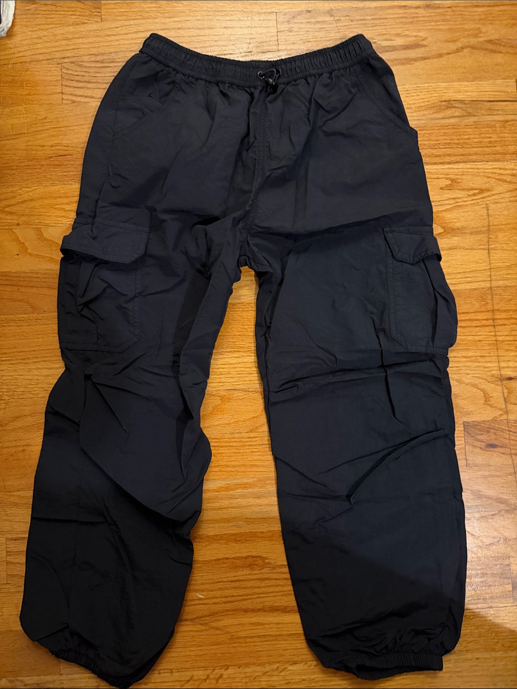 Art Class Black Nylon Jogger Pants